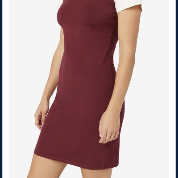 🆕Fila | Kyra Raglan Baseball Tee Shirt Dress Womens Size Large - Picture 5 of 6